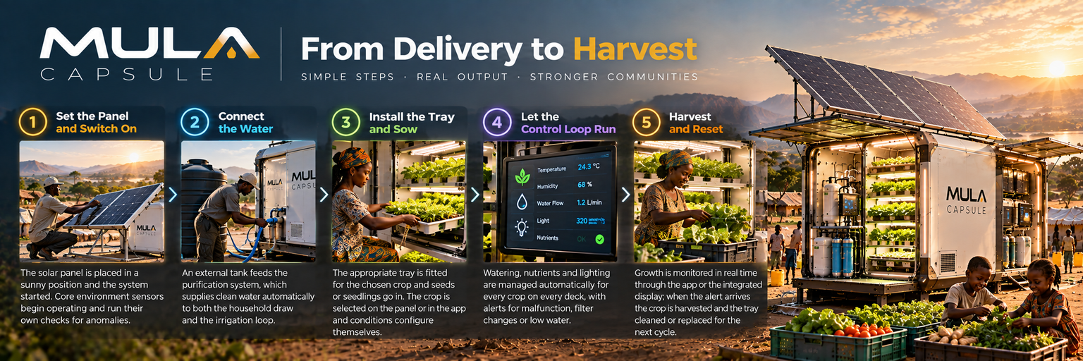 MULA CAPSULE From Delivery to Harvest