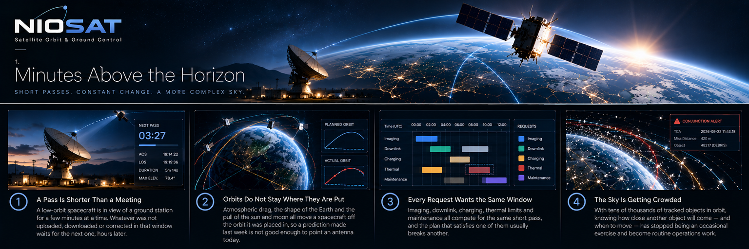 NIOSAT Minutes Above the Horizon